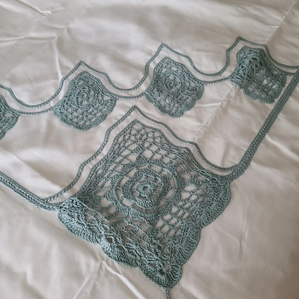 Elegant Cream and Green Duvet Cover